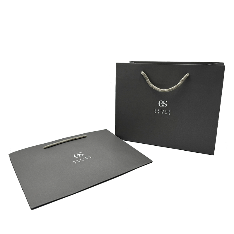 Estime & Sens - Gift Bag in Grey with Rope Handles