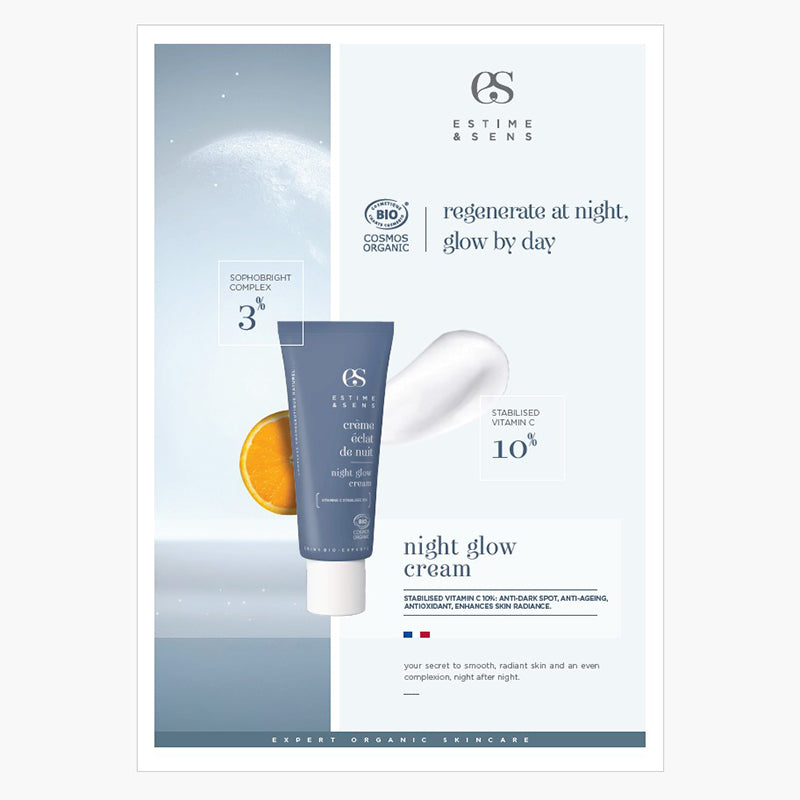 Strut Card - Night Glow Cream 1