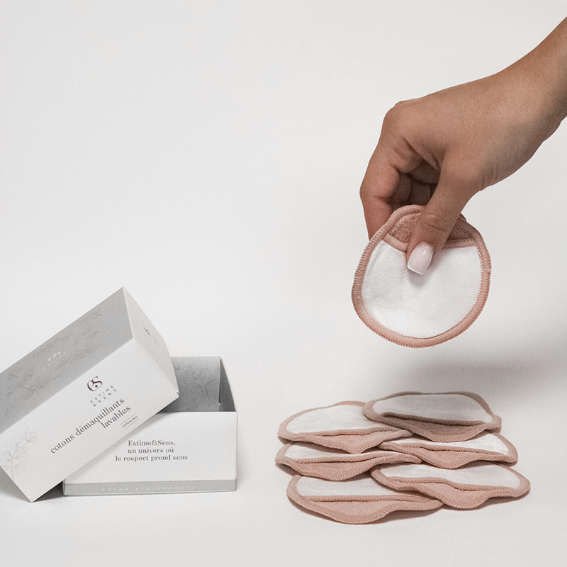 Organic Cotton Reusable Make-up Remover Pads x 7